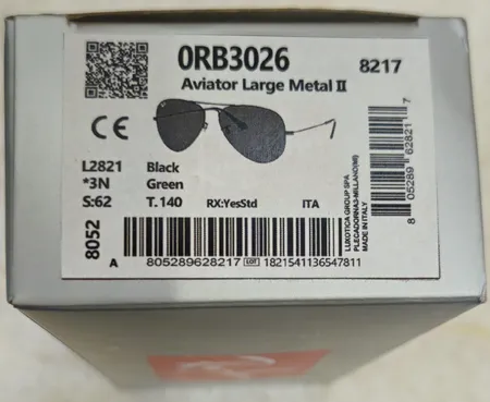 عینک آفتابی مردانه ری بن مدل 3026-L2821