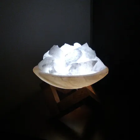 آباژور سنگ نمک طب سنگ طرح کاسه کد TA-50106