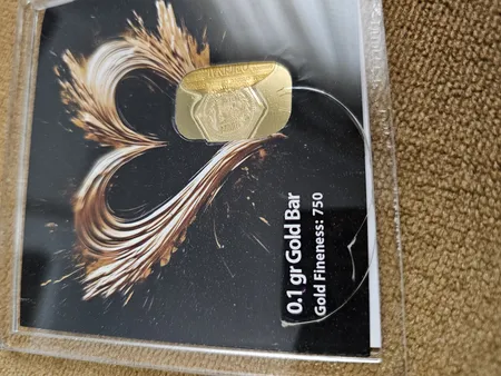 شمش طلا 18 عیار مدوپد مدل SG10102