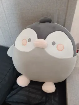 عروسک طرح پنگوئن بالشتی مدل تپل ارتفاع 40 سانتی‌متر