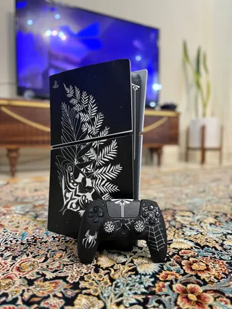 برچسب کنسول بازی پلی استیشن5 اسلیم دیسک خور توییجین وموییجین مدل Last of Us 08 مجموعه7 عددی