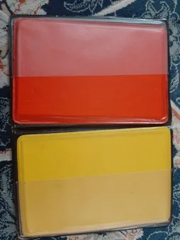 کارت داوری فوتبال طرح FIFA 56