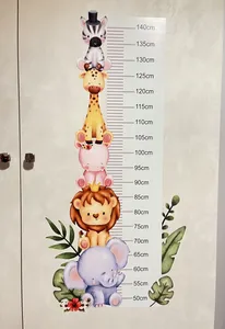 تجریه خرید استیکر اندازه گیری قد کودک راتیانا مدل جنگل حیوانات