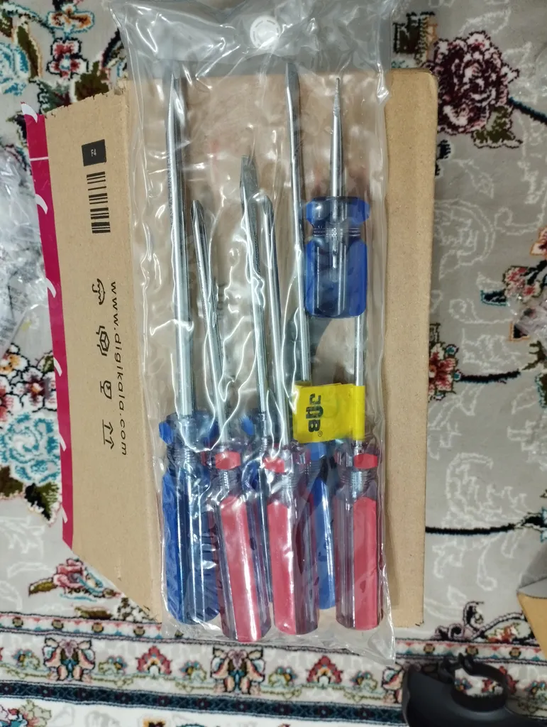 پیچ گوشتی جاب مدل JB-80088 RB مجموعه 7 عددی