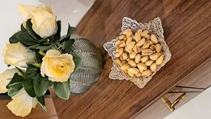 تجریه خرید شکلات خوری ملیله کاری مدل شش پر کدC2121