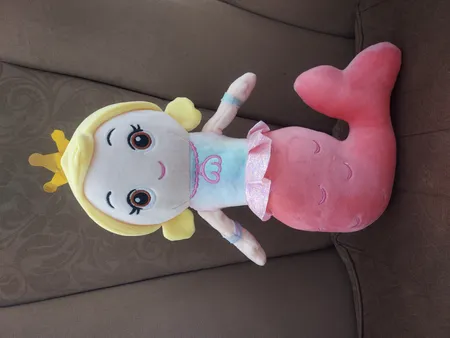 عروسک طرح پری دریایی ارتفاع 45 سانتی متر