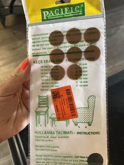 پد پایه مبل و صندلی پاسیفیک مدل R25  بسته 32 عددی