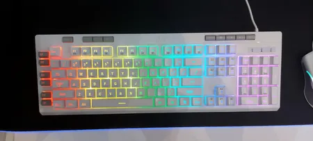 کیبورد گیمینگ ردراگون مدل Shiva K512W، سوییچ ممبران، Full-Size، نورپردازی RGB