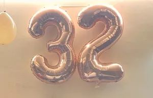 تجریه خرید بادکنک فویلی هوس اف بیرتا مدل عدد 2 طرح خاکی