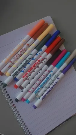 ماژیک رنگ آمیزی 12 رنگ کرونا مدل WATER COLOR PEN کد WH6996-12P