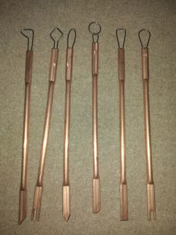 ابزار سفالگری مدل نفیس کد 05 مجموعه 6 عددی