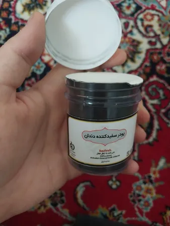 پودر سفید کننده دندان کازیوه مدل زغال فعال وزن 80 گرم