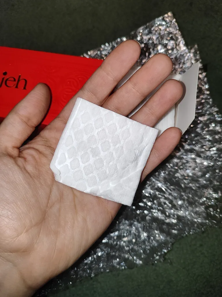 پد پاک کننده آرایش صورت ناژه مدل Double Press بسته 120 عددی