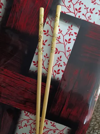 چوب غذاخوری مدل چاپستیک کد 1005 بسته  2 عددی