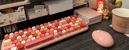 کیبورد و ماوس بی سیم مافی مدل CANDY XR، سوییچ ممبران ، Full Size
