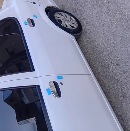 قاب روی دستگیره خودرو مدل استیل مناسب برای ساینا مجموعه 4 عددی