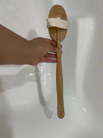 برس شستشوی بدن مدل بامبو دسته دار