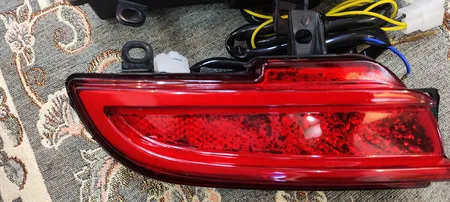 چراغ مه شکن عقب مدل اسپرت مناسب برای پژو 207 بسته 2 عددی