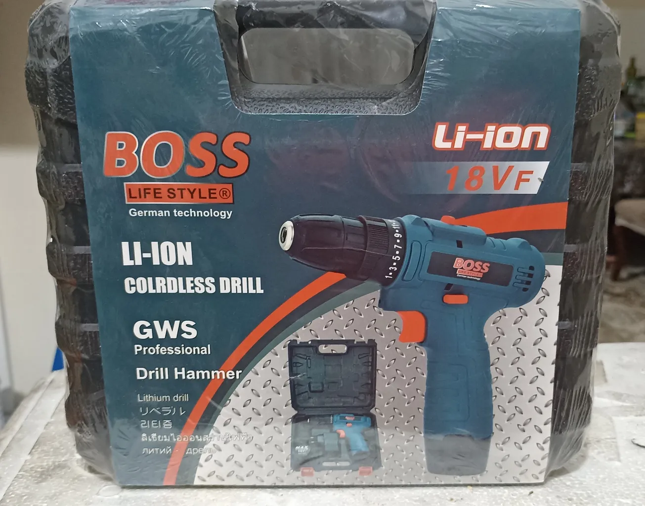 دریل پیچ گوشتی 10میلیمتری18ولت باس مدل BS-18VF