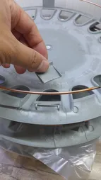 قالپاق چرخ مدل kpn-itسایز 13 اینچ مناسب برای پراید بسته 4 عددی