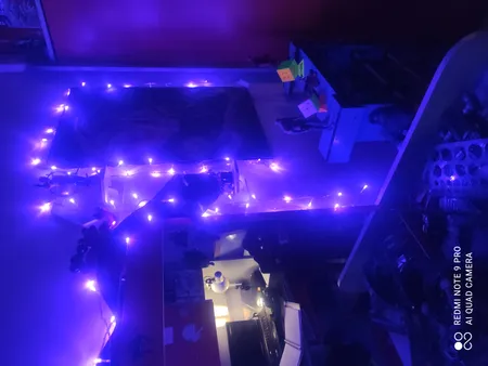 ریسه ال ای دی مدل سوزنی طول 10 متری