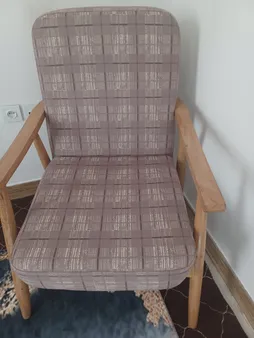 مبل راحتی تک  نفره شاهان دکور مدل  مدرن