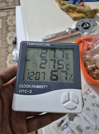 دماسنج و رطوبت سنج محیطی HTC-2