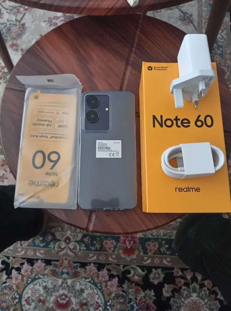 گوشی موبایل ریلمی مدل Note 60 دو سیم‌کارت ظرفیت 128 گیگابایت و رم 4 گیگابایت