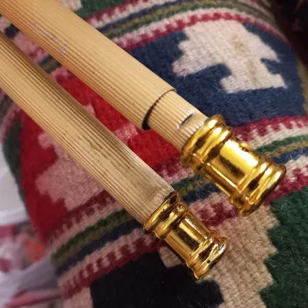 میله پرده مدل پشت دری کد 01 طول 60 سانتی متر بسته دو عددی