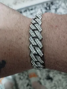 تجریه خرید دستبند مدل فول نگین استون کد 01