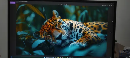 مانیتور ال جی مدل 27UP550N-W سایز 27 اینچ