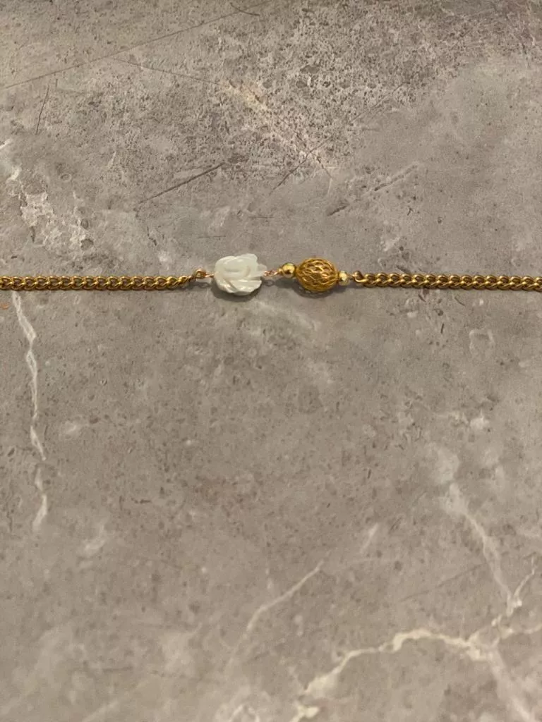 دستبند طلا 18 عیار زنانه مدل NM55