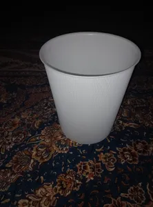 تجریه خرید سطل زباله زیبا پلاستیک مدل شیاردار