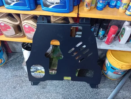 سینی زیر موتور مدل فلزی مناسب برای اطلس