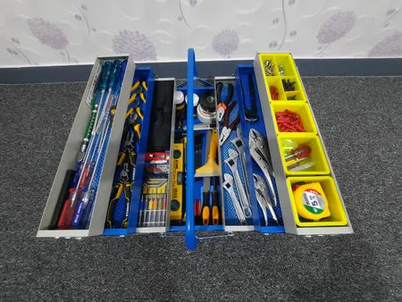 جعبه ابزار صنایع فلزی لوکس درویشیان کد 504