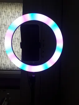 رینگ لایت مدل MJ33-RGB