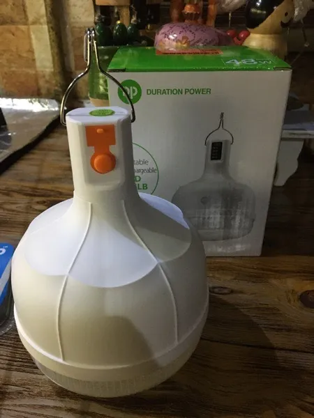 لامپ 48 وات دی پی مدل شارژی پایه آویز