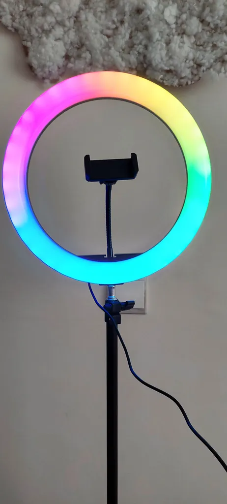 رینگ لایت مدل MJ33-RGB