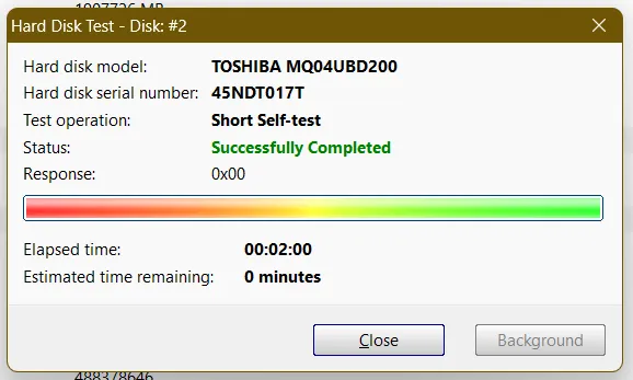 هارد اکسترنال توشیبا مدل Canvio Basics ظرفیت دو ترابایت دارای رابط USB Type-A 3.2