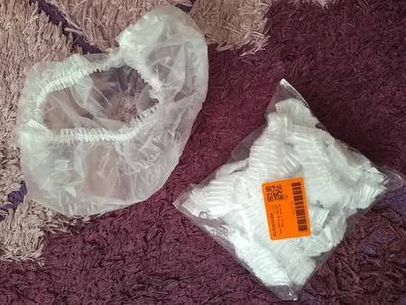 کلاه رنگ مو کد 001 بسته 12 عددی