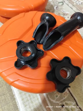 دمبل رادیس فیت مدل DVPO 20-2500 وزن 20 کیلوگرم بسته دو عددی