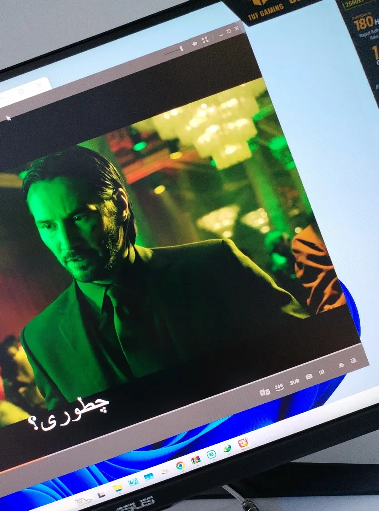 مانیتور مخصوص بازی ایسوس مدل TUF Gaming VG27AQL3A سایز 27 اینچ