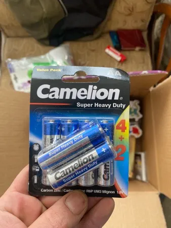 باتری قلمی کملیون مدل Super Heavy Duty بسته 6 عددی