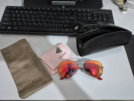 عینک آفتابی خلبانی مدل P-3025 Polarized Tiger Fire