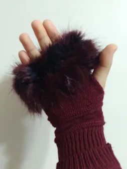 دستکش بافتنی زنانه مدل LUXE _ 03