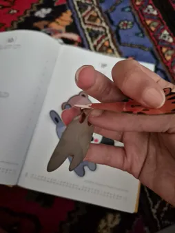 نشانگر کتاب باروچین مدل حیوانات کد bk-16 بسته 4 عددی