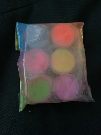 پودر پیگمنت ناخن مدل MuCLR-06 مجموعه 6 عددی