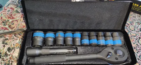 مجموعه 12 عددی آچار بکس جغجغه ای و سری بکس تات مدل ART - 5562