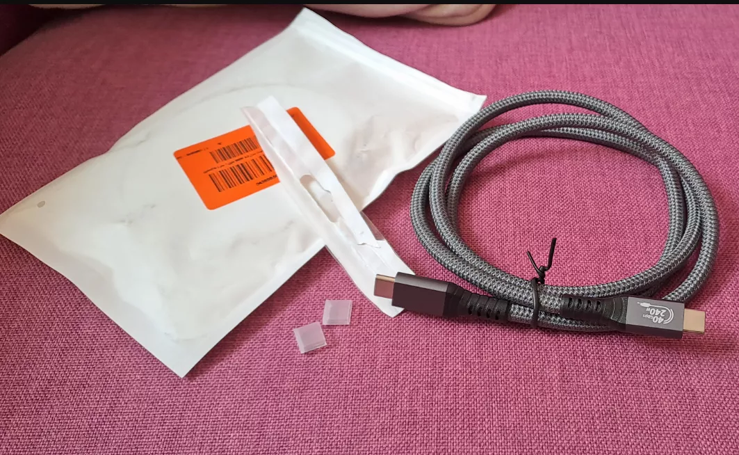 کابل USB-C یو ا ل تی یونیت مدل 240W 4.0 طول 1 متر