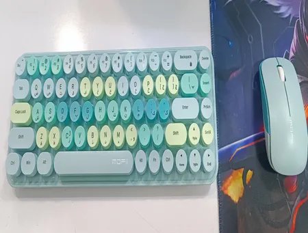 کیبورد و ماوس بی سیم مافی مدل I bean، سوییچ ممبران، Tenkeyless